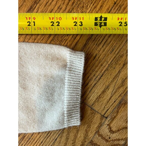 Prairie New York Beige Button Up Pocket Bow Cardigan Sweater  Women's Size Large - Picture 8 of 9